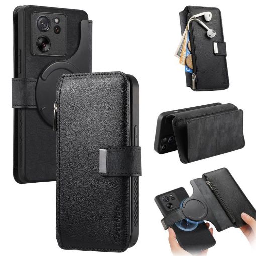 Xiaomi 13T/13T Pro 5G Case Neo MagSafe RFID Wallet Leather Black - 1