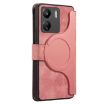 Redmi 13C 4G/Poco M6 Pink Leather MagSafe RFID Wallet Phone Case - 3