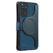 Redmi Note 11 4G Global Case: MagSafe RFID Zipper Wallet Leather (Blue) - 3