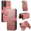 Redmi Note 11 4G Global Case - MagSafe RFID Zipper Wallet Leather (Pink) - 1