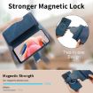 Redmi Note 12 4G Case: MagSafe RFID Wallet Leather (Blue) - 7