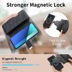Redmi Note 13 4G Case - MagSafe RFID Zipper Wallet Leather (Black) - 7