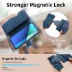 Redmi Note 13 4G Case Neo MagSafe RFID Wallet Leather Blue Cover - 7