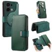 Redmi Note 13 4G Case - MagSafe RFID Zipper Wallet Leather (Green) - 1