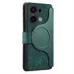 Redmi Note 13 4G Case - MagSafe RFID Zipper Wallet Leather (Green) - 3