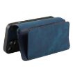 Redmi Note 13 5G Case - MagSafe RFID Zipper Wallet Leather (Blue) - 5