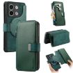 Redmi Note 13 5G Case - MagSafe RFID Wallet Leather (Green) - 1