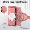 Redmi Note 13 Pro 5G Case - MagSafe RFID Zipper Wallet Leather (Pink) - 8