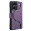 Redmi Note 13 Pro+ Case: MagSafe RFID Zipper Wallet Leather (Purple) - 3