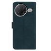 Xiaomi Poco F7 Pro Green Leather Case - Moonlit Butterfly Dance Pattern - 3