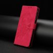 Xiaomi Poco F7 Pro Rose Red Moonlit Butterfly Leather Phone Case - 6