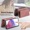OPPO Reno13 F Case: MagSafe RFID Zipper Wallet Leather (Pink) - 5