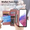 OPPO Reno13 F Case: MagSafe RFID Zipper Wallet Leather (Pink) - 8