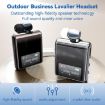 K89 Business Lavalier Single Ear Bluetooth Earphones - Silver - 5