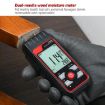 TASI TA661B Wood Moisture Meter - Moisture, Temp & Humidity Tester (Black) - 7