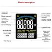 Portable Laser Tachometer - TASI Digital Display Speed Meter - 3