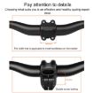 TOSEEK K01 Carbon Fiber Handlebar Riser Faucet -12 70mm Gloss - 7