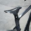 TOSEEK P300 Carbon Fiber 3D Printed Bike Seat - 3K Plain Weave - 8