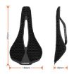 TOSEEK P300 Carbon Fiber 3D Printed Bike Seat - Road/Mountain 3K Twill - 2