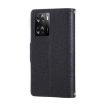 OPPO A57/A77 5G Leather Wallet Phone Case with Crossbody Strap - Black - 3