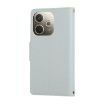 OPPO A5 Pro 5G Sky Blue Leather Wallet Phone Case with Crossbody Strap - 3