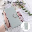 OPPO Reno10/10 Pro Sky Blue Leather Wallet Case with Crossbody Strap - 7