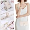 OPPO A78/A58 5G Leather Wallet Phone Case with Crossbody Strap - White - 6