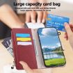 OPPO F21 Pro 5G Red Leather Wallet Case with Crossbody Strap - 8