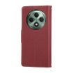 OPPO Reno12 F Red Leather Wallet Phone Case with Crossbody Strap - 3
