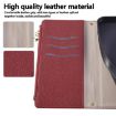 OPPO Reno12 F Red Leather Wallet Phone Case with Crossbody Strap - 9