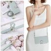 OPPO Reno12 F Sky Blue Leather Wallet Phone Case with Crossbody Strap - 6