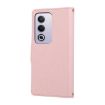 OPPO A3 Pro/A80 5G Pink Leather Wallet Phone Case with Crossbody Strap - 3