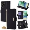 Redmi A5 4G Crossbody Chain Leather Phone Case Black 171.7mm - 1