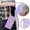 Redmi A5 4G Crossbody Chain Leather Phone Case Purple 171.7mm - 8