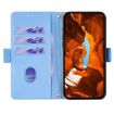Redmi Note 14S 4G Blue Leather Crossbody Chain Phone Case - 3