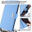 Redmi Note 14S 4G Blue Leather Crossbody Chain Phone Case - 7