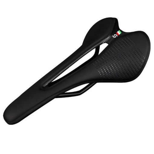 TOSEEK TS50 Road Mountain Bike Racing Saddle - Black - 1