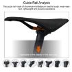TOSEEK TS50 Road Mountain Bike Racing Saddle - Red | Lightweight Seat - 4