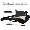 TOSEEK TS50 Road Mountain Bike Racing Saddle - Red | Lightweight Seat - 5