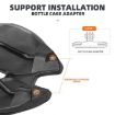 TOSEEK TS101 Black Leather Saddle for Road & Mountain Bikes - 5