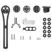 TOSEEK Carbon Fiber Road Bike Handlebar with Meter Bracket 3K Matte - 1
