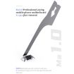 5 in 1 High Toughness Soft Handmade Polishing Blade, 18 Kinds, Ma5.0 - 7