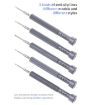 Precision Magnetic Super Hard Screwdriver, 18 Kinds, Model: E Allen - 2