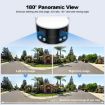 SriHome SH070 4MP Ultra-wide Waterproof Camera with Night Vision (UK Plug) - 4