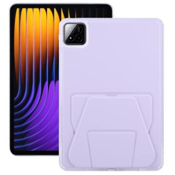 Xiaomi Pad 7/7 Pro Purple Folding Magnetic Acrylic Leather Tablet Case - 1
