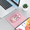 HXSJ T200 Pink Transparent RGB Wireless Mouse - Dual Modes 2.4G BT5.0 - 5