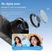 V5 64MP Retro Digital Camera 4K, 180 Flip Screen, Large Lens Black - 4