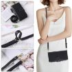 Xiaomi 13T/13T Pro Leather Wallet Phone Case with Crossbody Strap - Black - 6