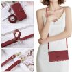 Redmi K80 Pro/Poco F7 Ultra Leather Wallet Phone Case with Strap (Red) - 6