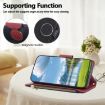 Redmi Note 14 Pro 4G Leather Wallet Case with Crossbody Strap - Black - 5
